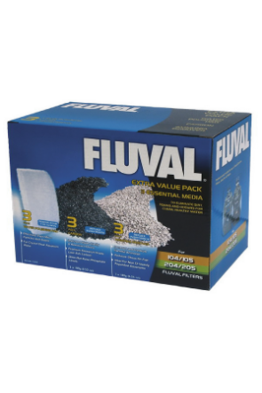 Fluval Extra Value Media Pack for Fluval 105/205 Filters A1442