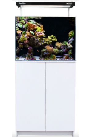 Aqua One MiniReef 120 Aquarium & Cabinet - White