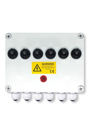 PondXpert Weatherproof Switch Box - 6-Way
