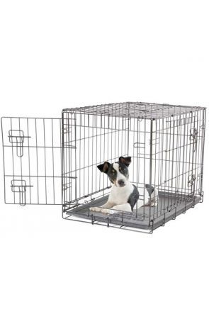 Dogit - 2 Door Black Wire Home Dog Crate - Small (90581)