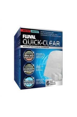 Fluval Quick Clear Pad 304/5/6/7 404/5/6/7 (6pk)