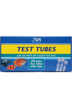 API 5ml Test Tubes with Caps - 24 Pack