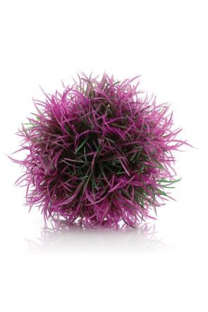 Easy to use plastic plants in a ball shape. Place on the floor of the aquarium to provide colour and interest or build up several balls with or without plants to create interesting displays.   Single balls available in red, orange or purple.   Suitable fo