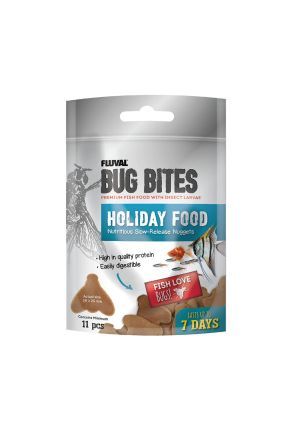 Fluval Bug Bites Holiday & Weekend Feeder 20g