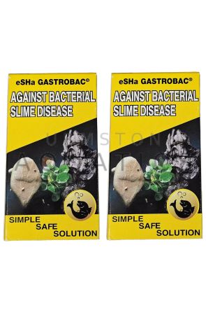 2 x eSHa Gastrobac Snail Killer / Antibacterial Slime Disease 10ml