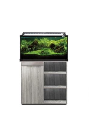 Aqua One Horizon 130 Aquarium & Cabinet - Urban Grey