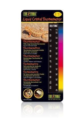 Exo Terra Liquid Crystal Exo Terra Liquid Crystal Strip Thermometer PT2455 Thermometer (PT2455)