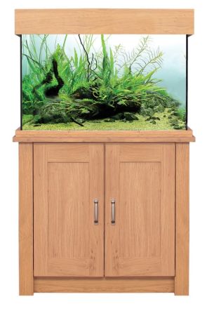 Aqua One OakStyle 145 Aquarium & Cabinet