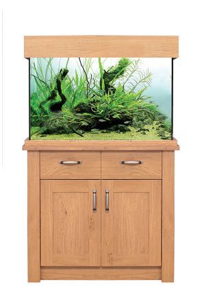 Aqua One OakStyle 145 Aquarium & Cabinet