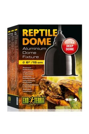 Exo Terra Extra Deep Aluminium Reptile Dome 15cm / 6"