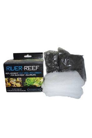 Interpet River Reef 48 - Felt Pads x4 & Carbon Bags x2
