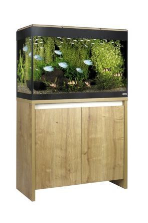 Fluval Roma 125 LED Aquarium & Cabinet (Oak)