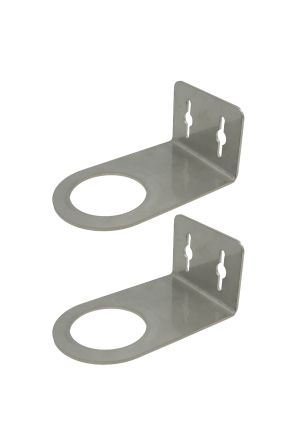 Evolution Aqua Tempest Filter Stainless Steel Wall Mounting Brackets - 2 Pack