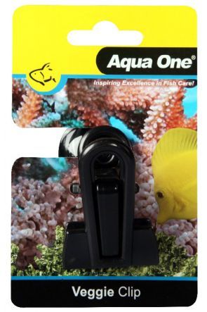 Aqua One Veggie Suction Clip Black 6.5cm