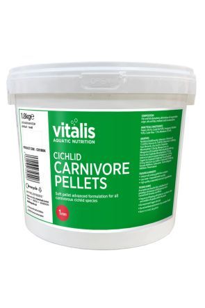 Vitalis Cichlid Carnivore Pellets 1.8kg (1mm)	